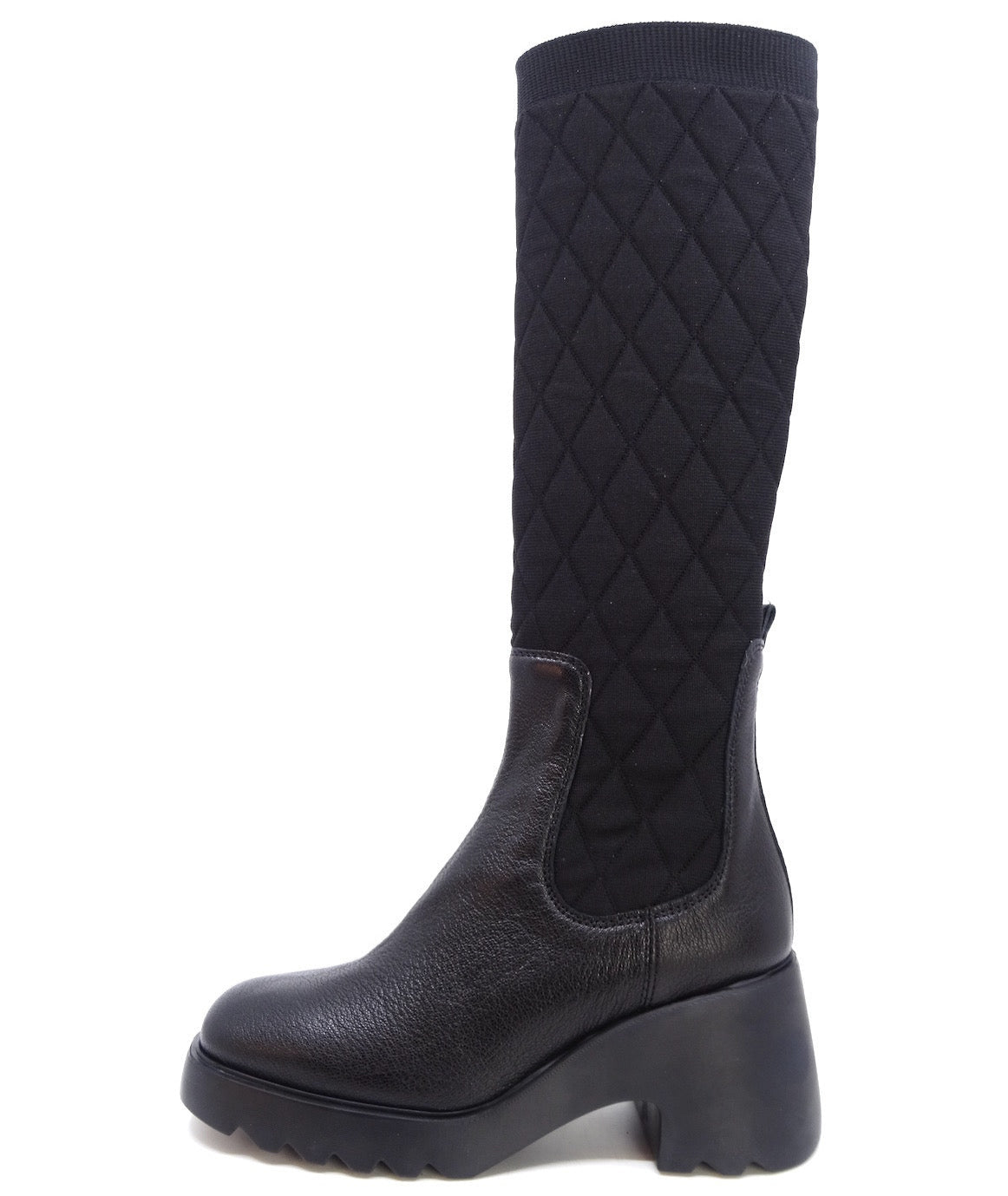 Unisa Leiva Black Leather