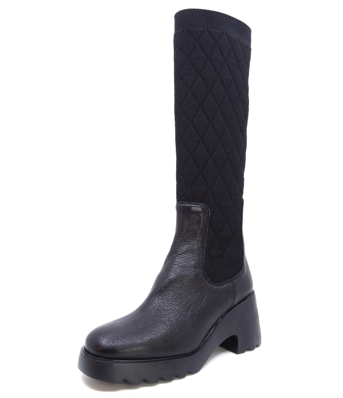 Unisa Leiva Black Leather