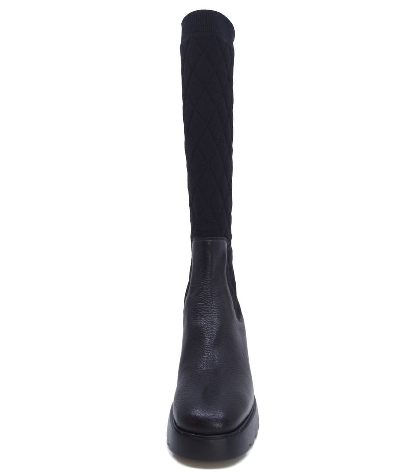 Unisa Leiva Black Leather
