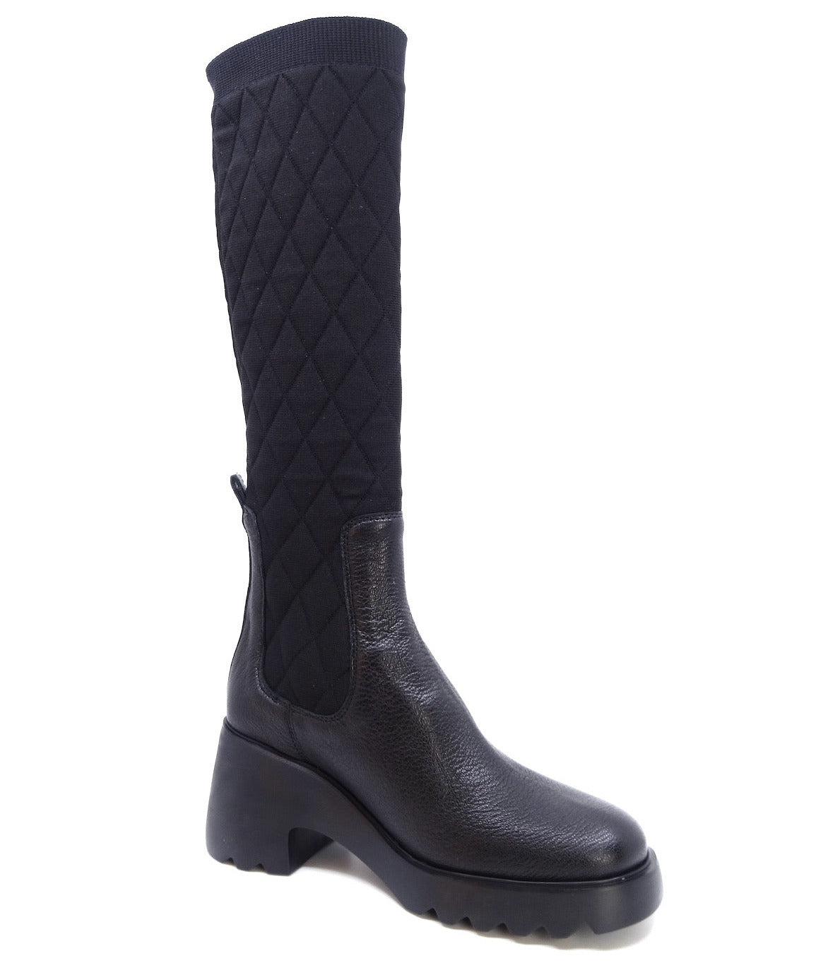 Unisa Leiva Black Leather