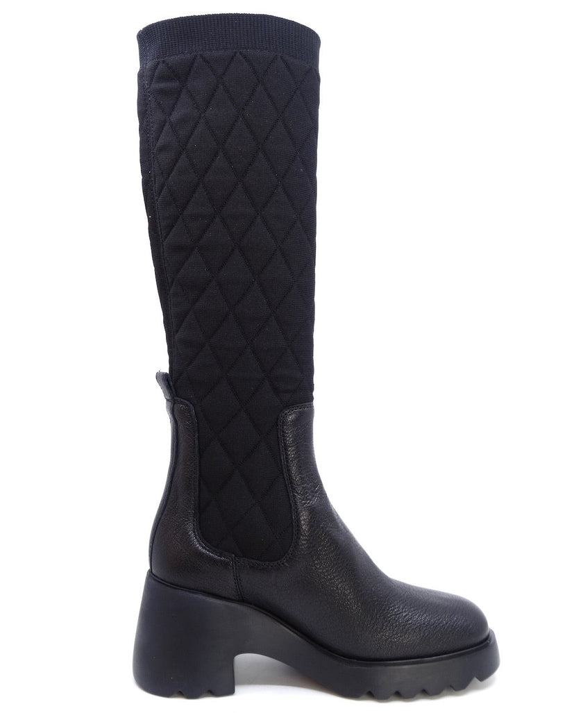 Unisa Leiva Black Leather