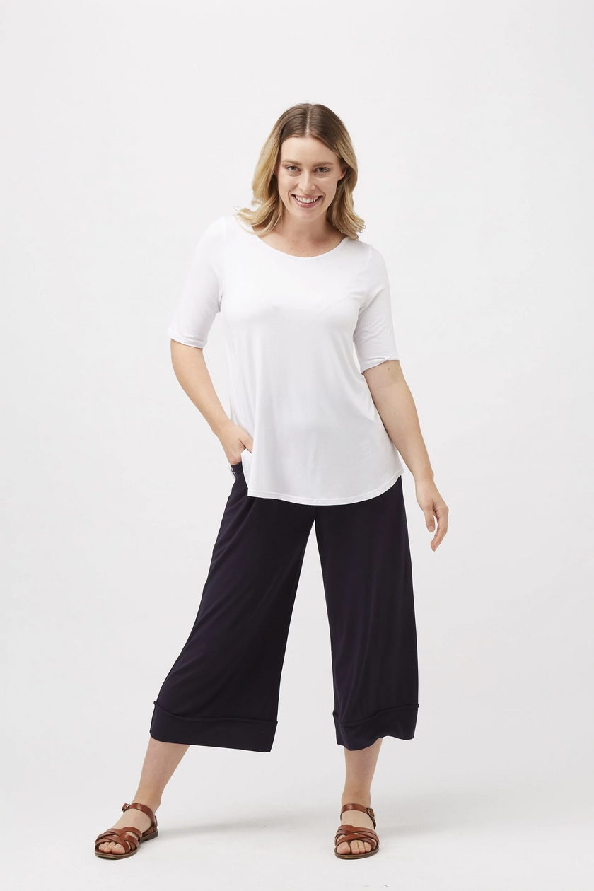Tani New Elbow Tee 79765 White