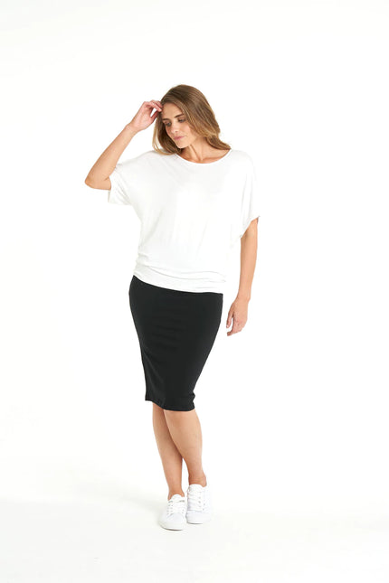 Betty Basics Alicia Midi Skirt Black
