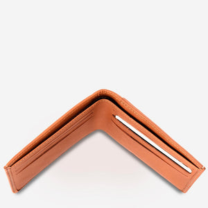 Status Anxiety Alfred Wallet Camel Leather