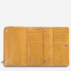 Status Anxiety Audrey Wallet Tan Leather
