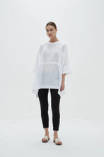Load image into Gallery viewer, Tirelli Wide Seam Detail Tunic White
