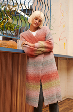 Load image into Gallery viewer, Barry Made Funnel Cardi Rainbow Ombre
