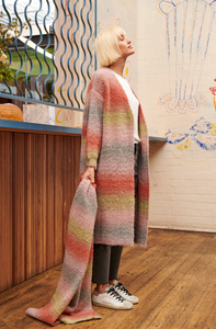 Barry Made Funnel Cardi Rainbow Ombre