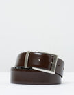 Loop Leather Co Ziggy Belt Black/ Choc