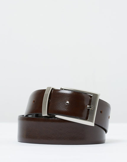 Loop Leather Co Ziggy Belt Black/ Choc