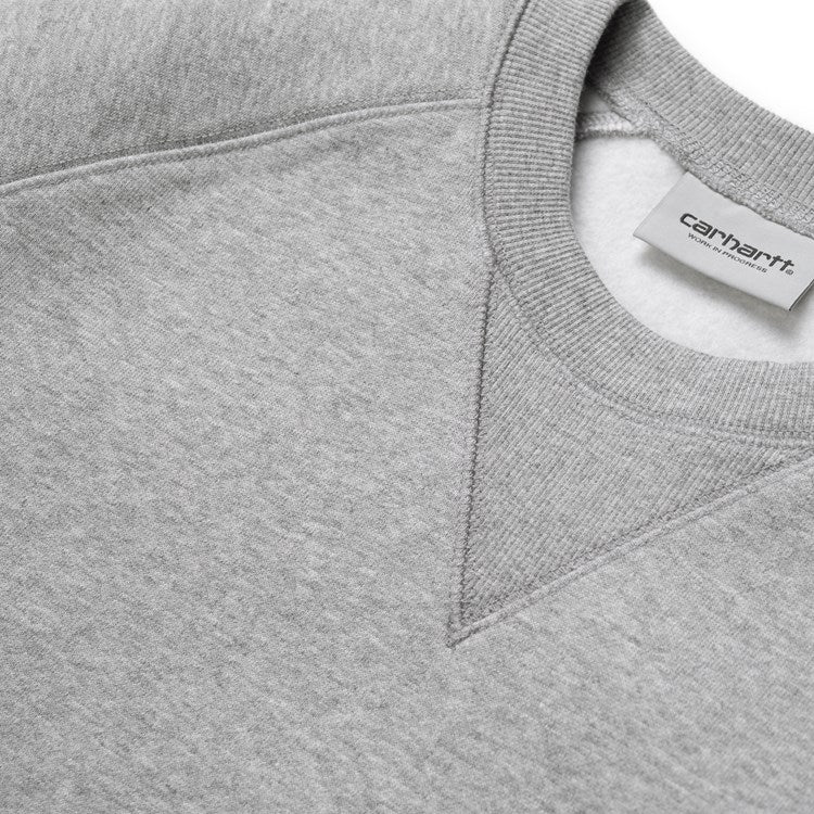 Carhartt WIP Chase Sweat Grey Heather/Gold