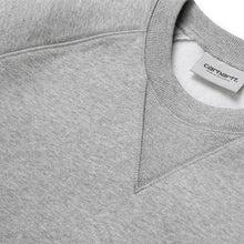 Load image into Gallery viewer, Carhartt WIP Chase Sweat Grey Heather/Gold
