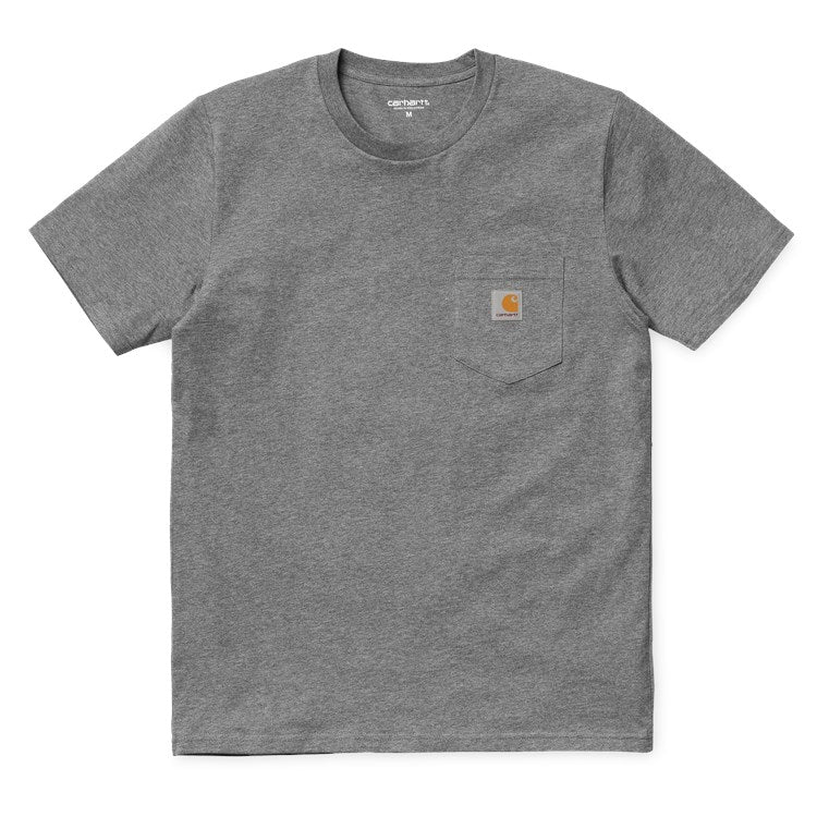 Carhartt WIP Pocket S/S T-Shirt Dark Grey Heather
