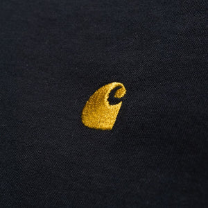 Carhartt WIP Chase L/S T-Shirt Dark Navy/Gold
