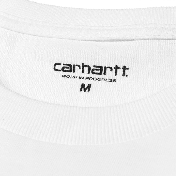 Carhartt WIP L/S Chase T-Shirt White/Gold