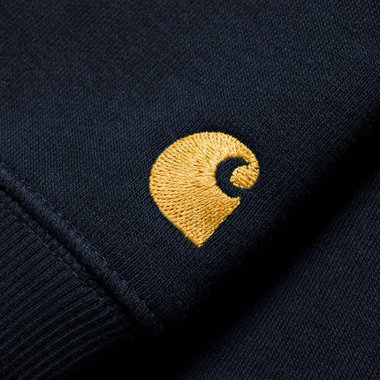 Carhartt WIP Chase Sweat Dark Navy/ Gold