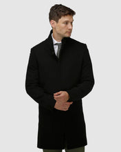 Load image into Gallery viewer, Brooksfield Sleek Long-line Overcoat Black
