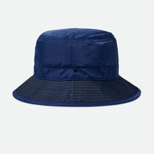 Load image into Gallery viewer, Brixton Beta Packable Bucket Hat Navy/Sky Blue

