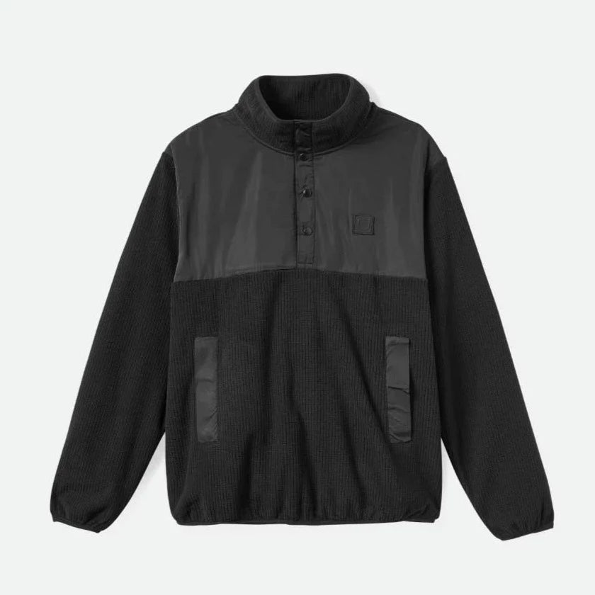 Brixton Micro Fleece X Mock Neck Black