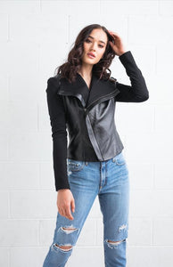 DEA Gwyneth Leather/Ponte Jacket