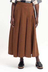 Elk Ativ Skirt Bronze Brown