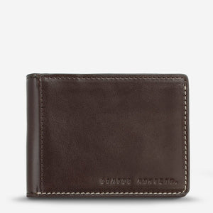 Status Anxiety Ethan Wallet Chocolate Leather
