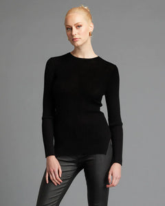 Fate + Becker Papermoon Knit Top Black