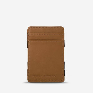 Status Anxiety Flip Wallet Camel Leather