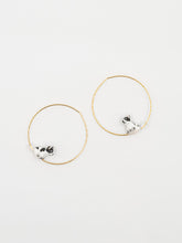 Load image into Gallery viewer, Nach French Bulldog Hoop Earrings
