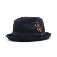 Load image into Gallery viewer, Brixton Gain Fedora Black
