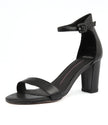 Mollini Gessie Black Lizard Leather Heels