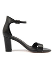 Mollini Gessie Black Lizard Leather Heels