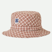 Load image into Gallery viewer, Brixton Beta Packable Bucket Hat Off White/Medal Bronze
