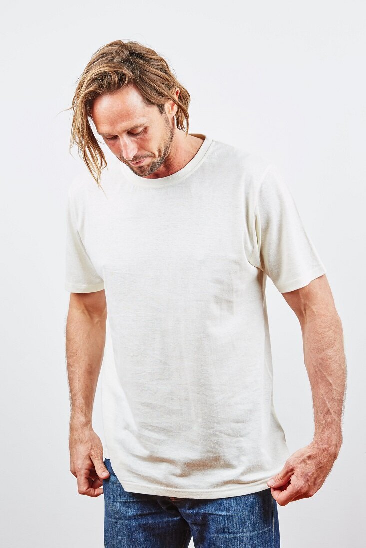 Hemp Clothing Australia Classic T-Shirt White
