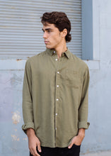 Load image into Gallery viewer, Hemp Clothing Australia Newtown L/S Shirt Olive
