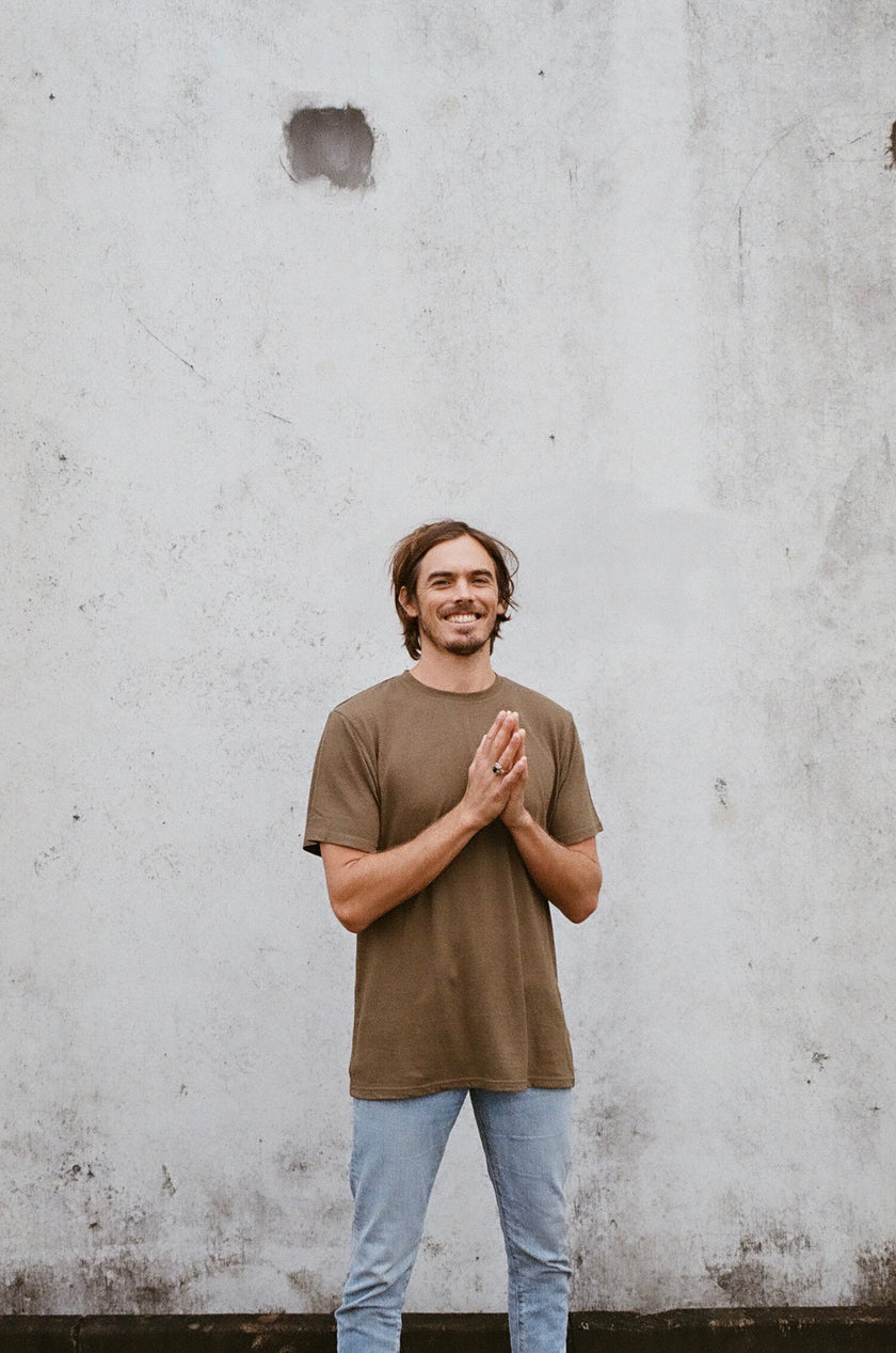 Hemp Clothing Australia Classic T-Shirt Olive