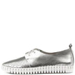 Django & Juliette Huston Sneakers Silver Leather