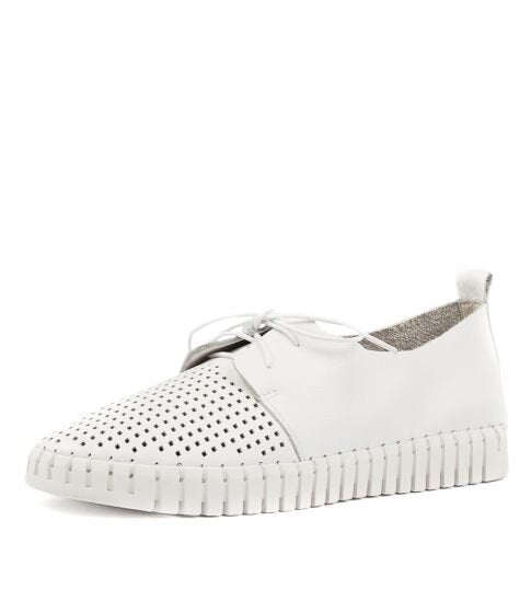 Django & Juliette Huston Sneakers White Leather