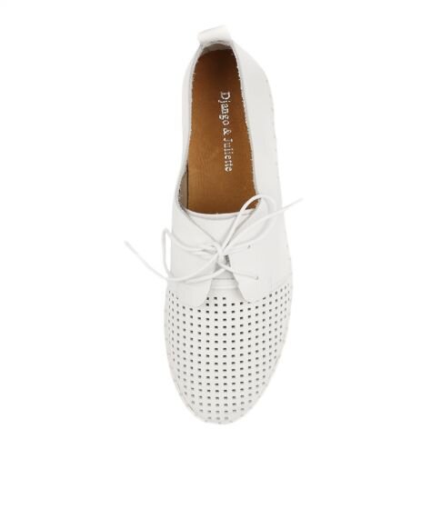 Django & Juliette Huston Sneakers White Leather