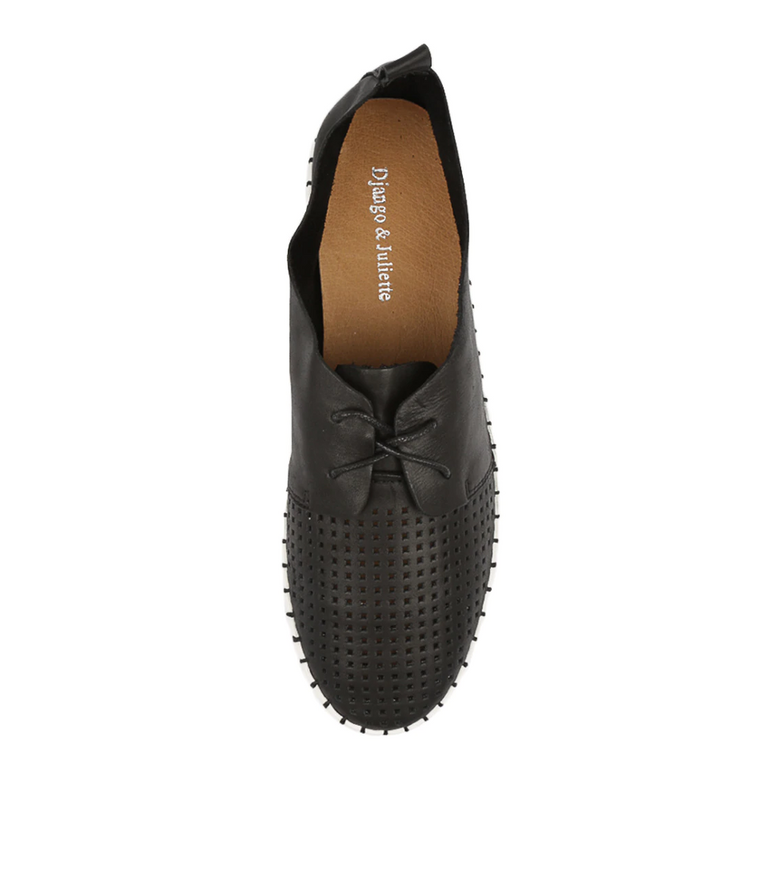 Django & Juliette Huston Sneakers Black Leather