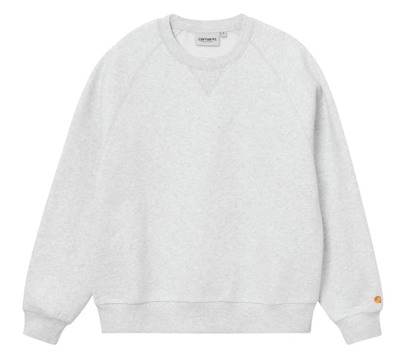 Carhartt WIP Chase Sweat Ash Heather/Gold