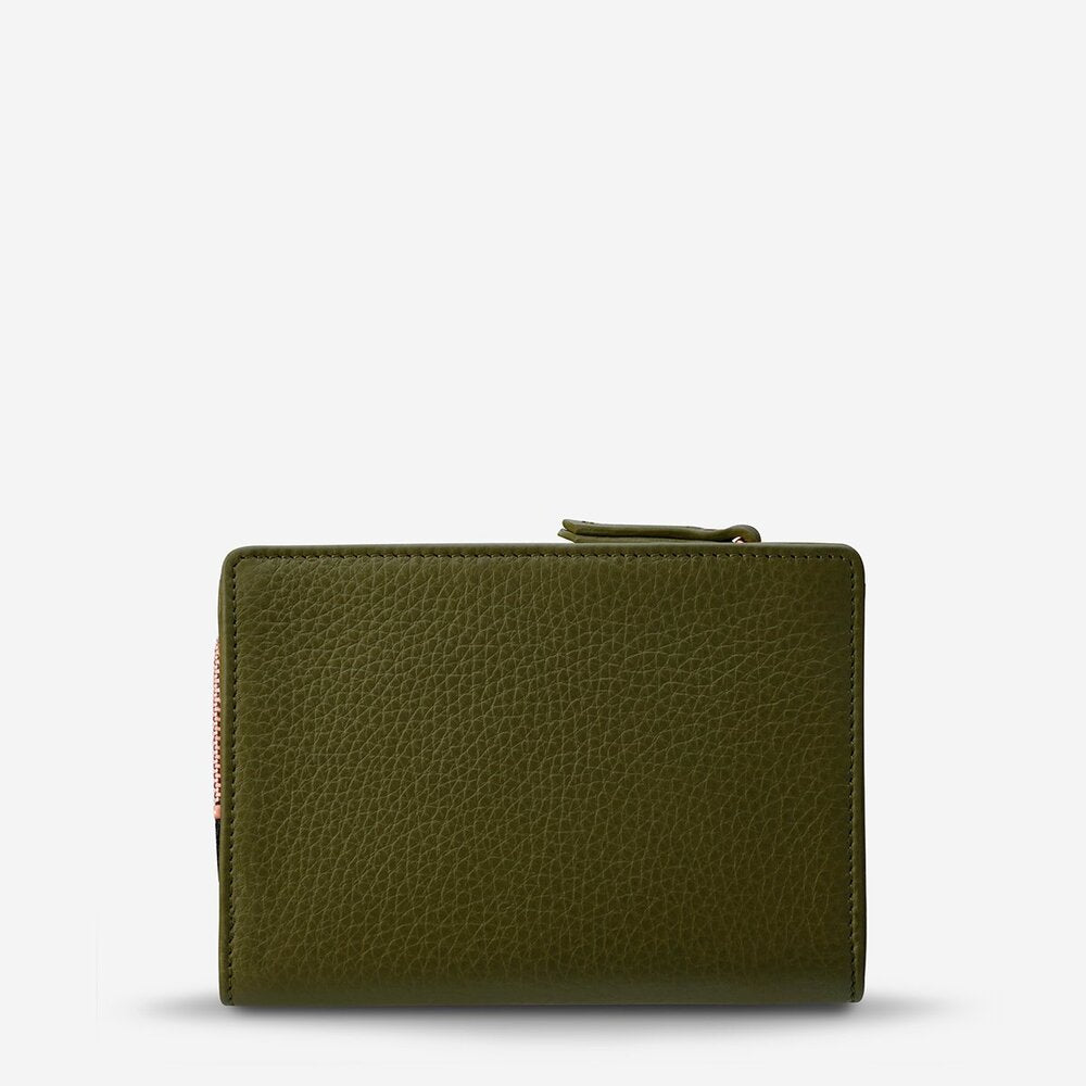 Status Anxiety Insurgency Wallet Khaki Leather