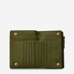 Status Anxiety Insurgency Wallet Khaki Leather