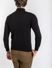 James Harper JHK14 New Turtleneck Knit Black
