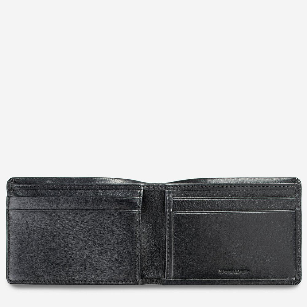 Status Anxiety Jonah Wallet Black Leather