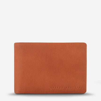 Status Anxiety Jonah Wallet Camel Leather