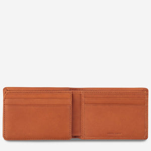 Status Anxiety Jonah Wallet Camel Leather