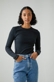 Neuw Denim Jonesy Long Sleeve Black