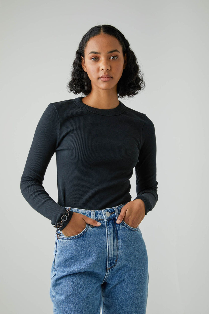 Neuw Denim Jonesy Long Sleeve Black