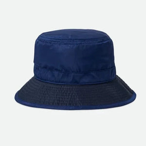 Brixton Beta Packable Bucket Hat Navy/Sky Blue